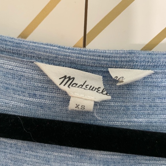 Madewell | Basic Striped V-Neck Top - Picture 5 of 5